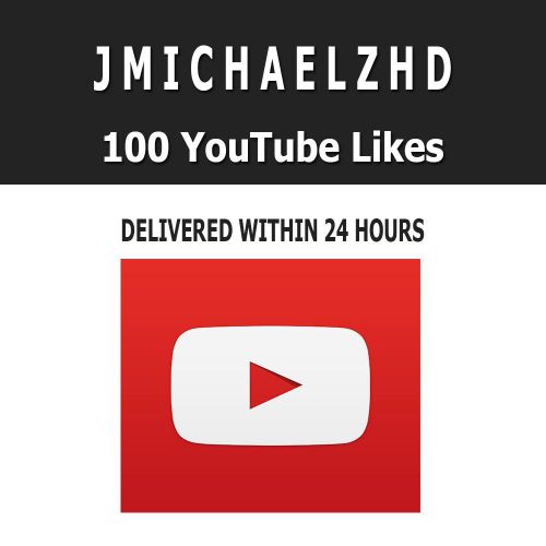 100 YouTube video likes (Delivered within 24hours)