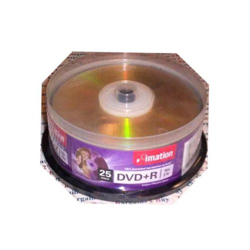 25 Disc Spindle Imation 4.7GB DVD+R 16X, #17194-NEW-NR