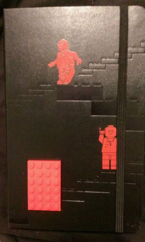 Moleskine 2014 lego weekly planner hard cover large 5&#034; x 8 1/4 &#034; limited edition for sale