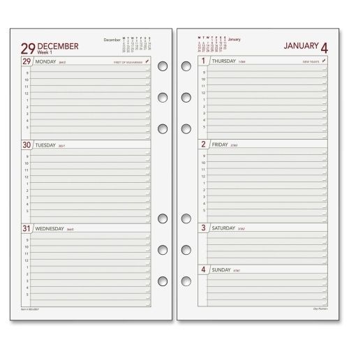 2015 Day Runner Express 063285Y Planning Page - Weekly - 3.75&#034; x 6.75&#034;