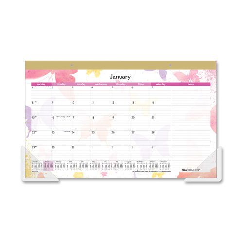 Day Runner Calendar Desk Pad Monthly Jan-Dec 1PPD. Sold as Each