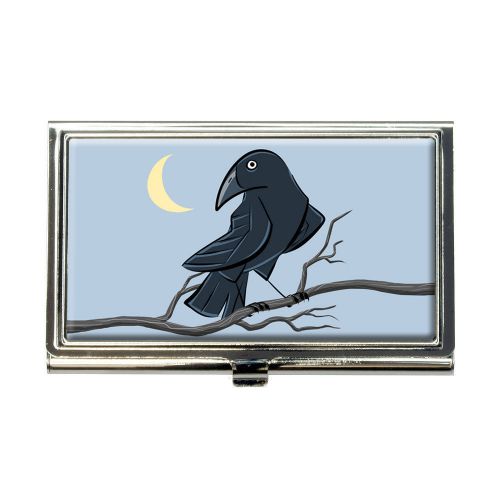 Raven in the Night Business Credit Card Holder Case
