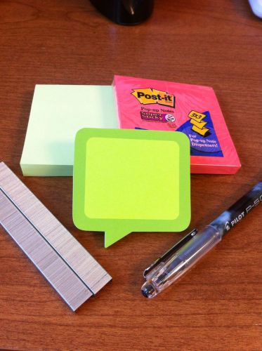 Post-It, Staples And Xtra Fine Pen! New!