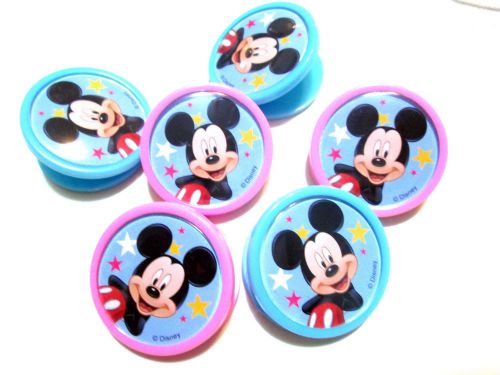 New 6 PCS Cute Circle Clips Paper Clips  Pink and Blue Office ,School Supplies