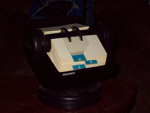 Vintage Rolodex File with Turn Table Base Model NSW-24C