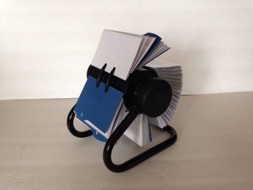 Rolodex Rotary File w/ Cards and Sleeves