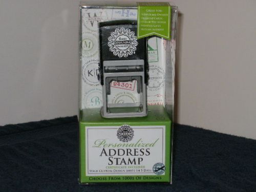 New Three Desiging Women - Personalized Address stamp with certificate  New