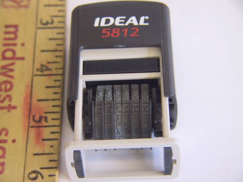 New Numbering / Self Inking 6 band / Ideal 5812