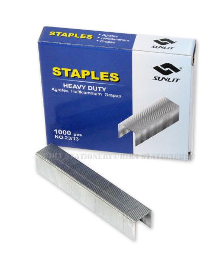 2x heavy-duty (23/13) good quality staples 1000 count per box for office home for sale