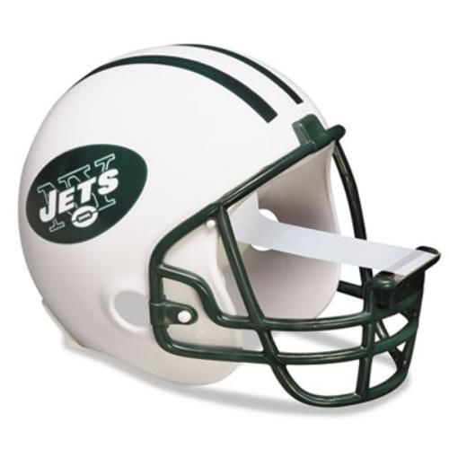 Scotch magic tape dispenser, new york jets football helmet - (c32helmetnyj) for sale