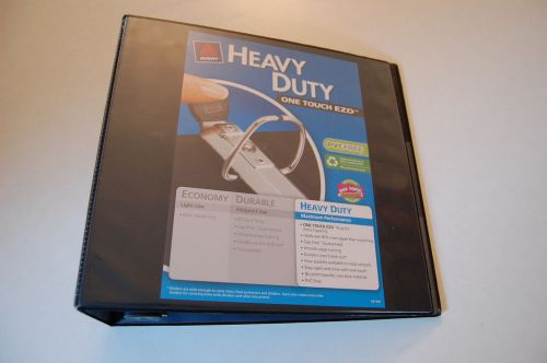 Avery Nonstick Heavy-Duty EZD Reference View 3 Inch Black Binder - New!