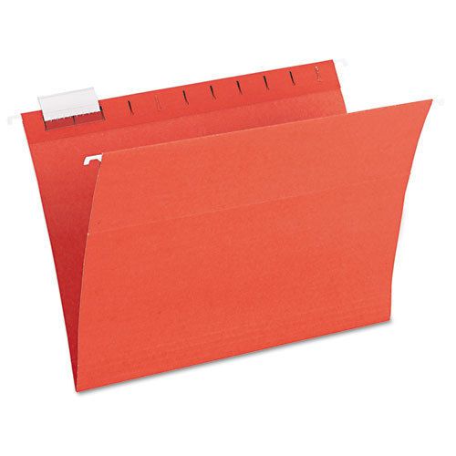 Recycled paper hanging folders, 1/5 tab, letter, assorted colors, 20/box for sale