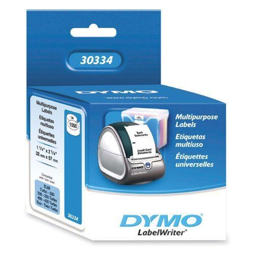 Dymo Dymo Costar Printer White Label2.25&#034; X 1.25&#034; - 1 X Roll, 1000 X (30334)