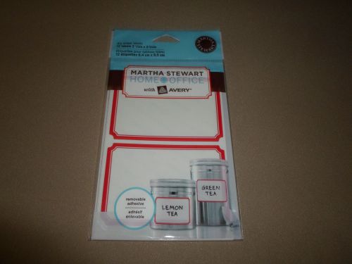 12 Martha Stewart Home Office Dry Erase Labels~2 1/2&#034; X 3 3/4&#034;, NEW IN PACKAGE!