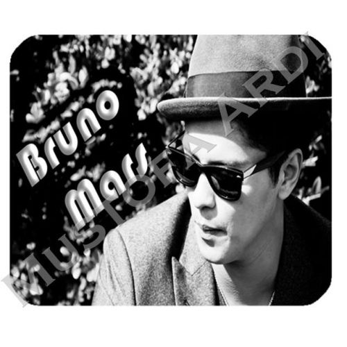 New Custom Mouse Pad Anti Slip with Bruno Mars 2 Style