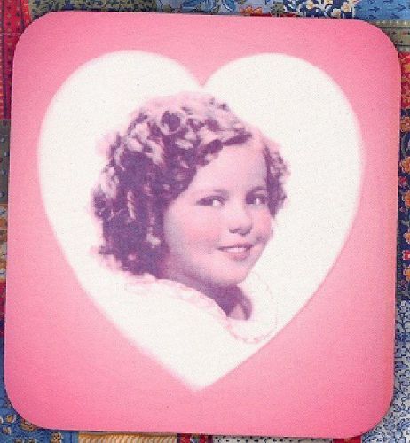 SHIRLEY TEMPLE Heavy Rubber Backed Mousepad #0587
