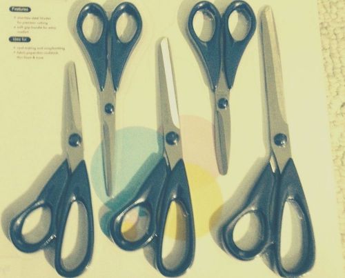 Office scissors mutlipack- 9&#034;, 8&#034;,7&#034;, 6&#034;, 5&#034;