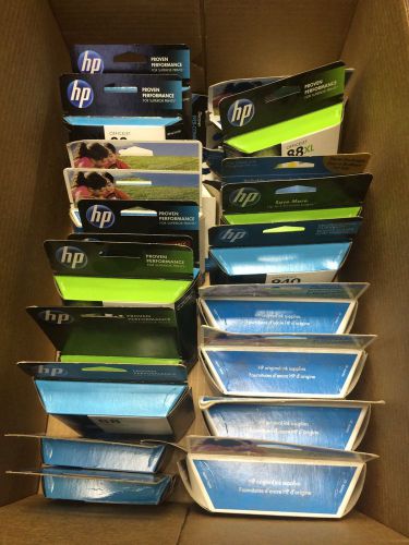 Huge Lot Of Various Hp Printer Ink Cartridges OfficeJet InkJet 564 88 82 XL