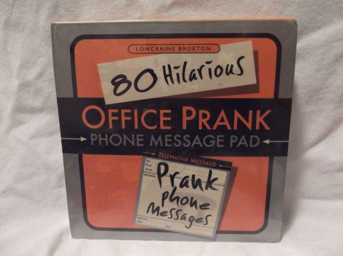 Office Prank Phone Message Pad