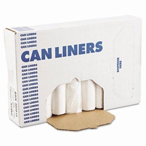 Boardwalk High-Density 60 Gallon Clear Can Liners, 200 Bags(BWK385814)