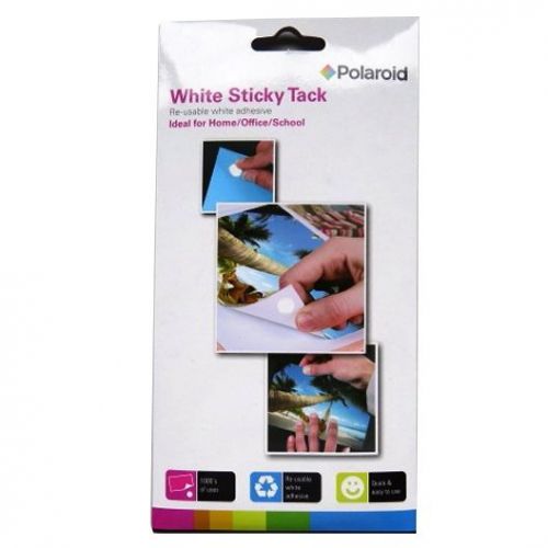 Sticky White Tack Reusable - 100g Pack - Polaroid - Pre Slit into 10mm Squares