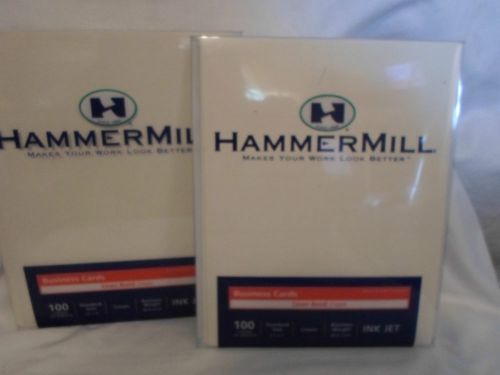 NEW Hammermill business cards(200 cards /10 sheets)
