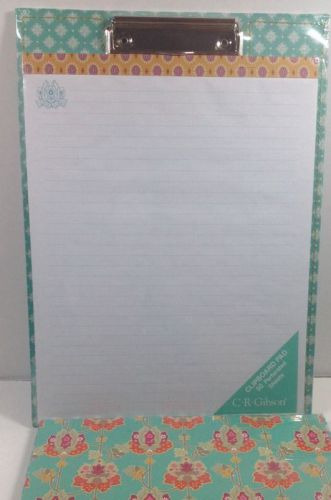 CLIPBOARD + NOTEPAD Large Decorative CR Gibson Stationery NEW SEALED