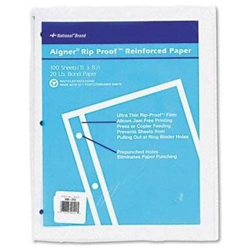 Rediform national heavyweight reinforced filler paper - 100 sheet - 20 (20121) for sale