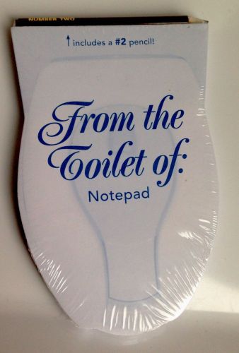 From the Toilet of ... Notepad by Chronicle Books (2011, Record Book)