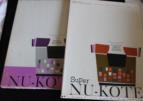 Nu-Kote Black Carbon Paper for all Typewriter 8 1/4 x 11 3/4 and Super Nu-kote