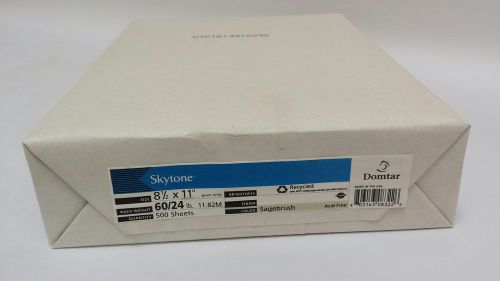 Domtar skytone 60# text, 8.5x11, sagebrush for sale