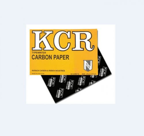 Black KCR Carbon Papers (Box Of 100 Sheets)