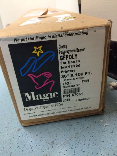 Magic  GFPolly  Glossy Polypropylene Banner Paper
