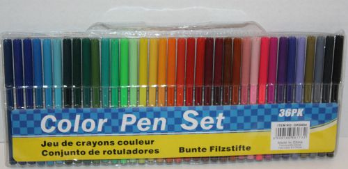 Color markers pen set of 36 for sale