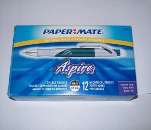 12 PAPER MATE ASPIRE 0.5mm Mechanical Pencils 50384