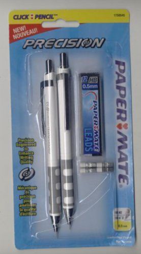Set of 2 paper mate precision mechanical pencils 0.5mm for sale
