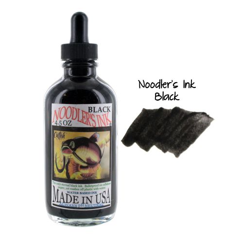 Noodler&#039;s ink fountain pen bottled ink w/ eyedropper, 4.5 oz. - black for sale