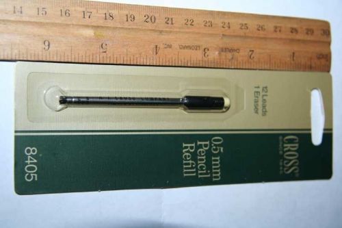 Genuine cross 0.5mm pencil eraser refills #8405 10 lead for cassette pencils new for sale