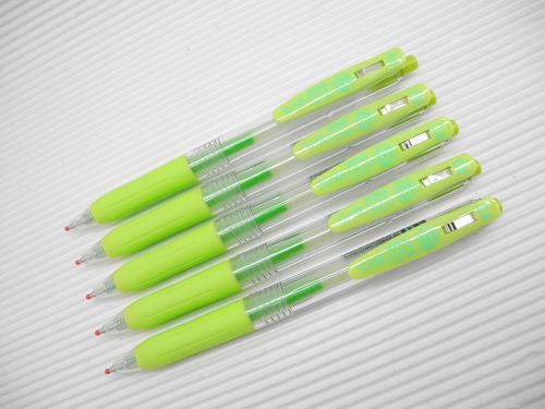 10pcs zebra sarasa 0.4mm roller ball  pen light green smooth(japan) for sale