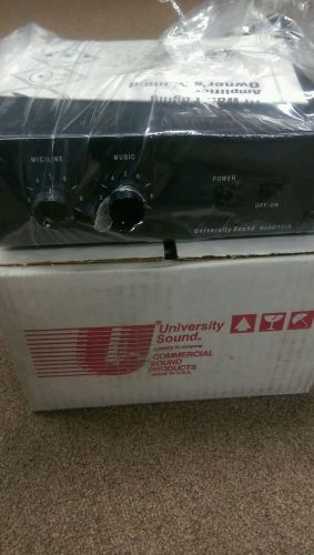 University Sound EV Model 1710 10 Watt Paging Amplifier NIB NR