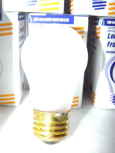 25 A15 Medium /E26 60W 130V Long Life Frosted Appliance Bulbs 60A15/F Light Bulb