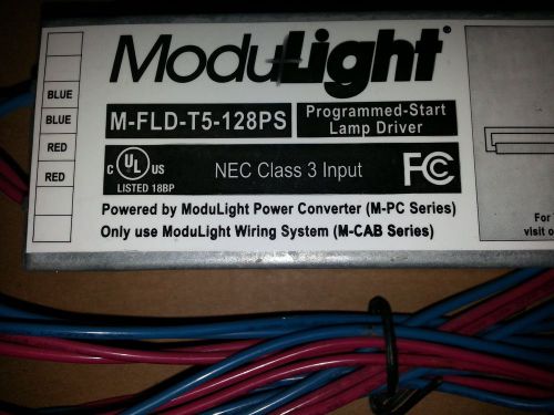 Modulight Programmed Start Lamp Driver M-FLD-T5-128PS