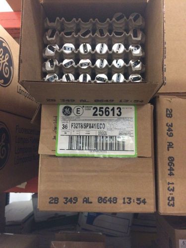 GE 25613  F32T8/SPX41/ECO &#034;Brand New&#034; box of 36 bulb