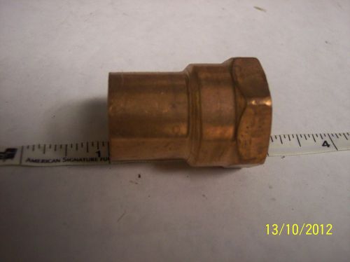 Mueller Streamline Copper 3/4&#034; FTG x F Threaded Street Adapter  W 01546  or W 01