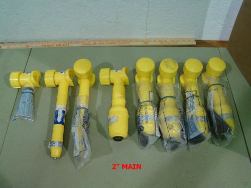 Lot plexco hdpe fusion butt taping tee gas service line for sale