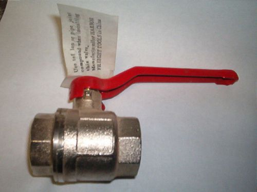 New Brass Ball Valve 1&#034;  Double Female Threaded NPT Same Day Priority Shipping