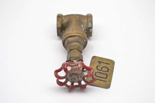 Walworth 14 1 in npt 150 bronze threaded gate valve b442231 for sale
