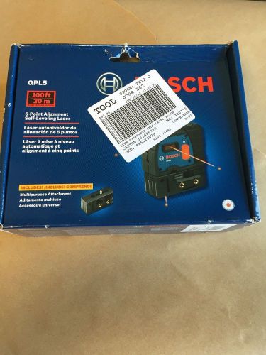 Bosch GPL5 5-Point Alignment Self-Leveling Laser - NEW *Factory Sealed*