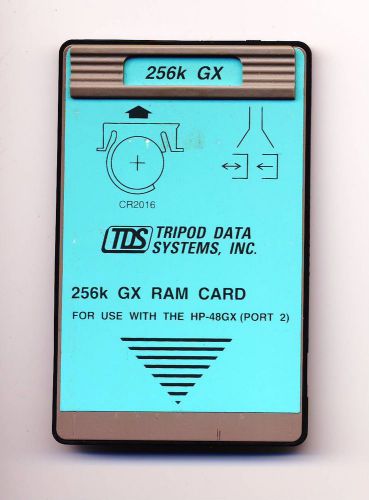 TDS 256K GX RAM Card for Hewlett Packard HP 48GX Calculator