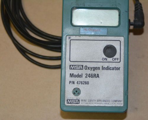 MSA 246RA Oxygen indicator P/N 476260